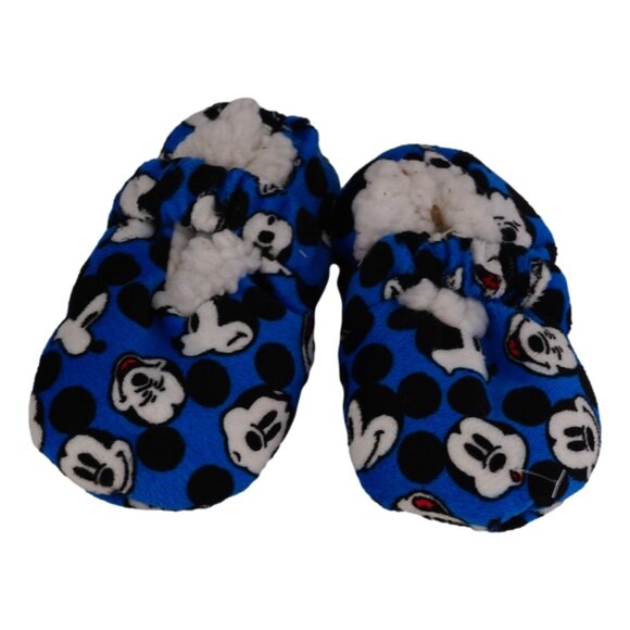 Mickey Mouse Fuzzy Socks Slippers, Size 2T-3T - Picture 2 of 2
